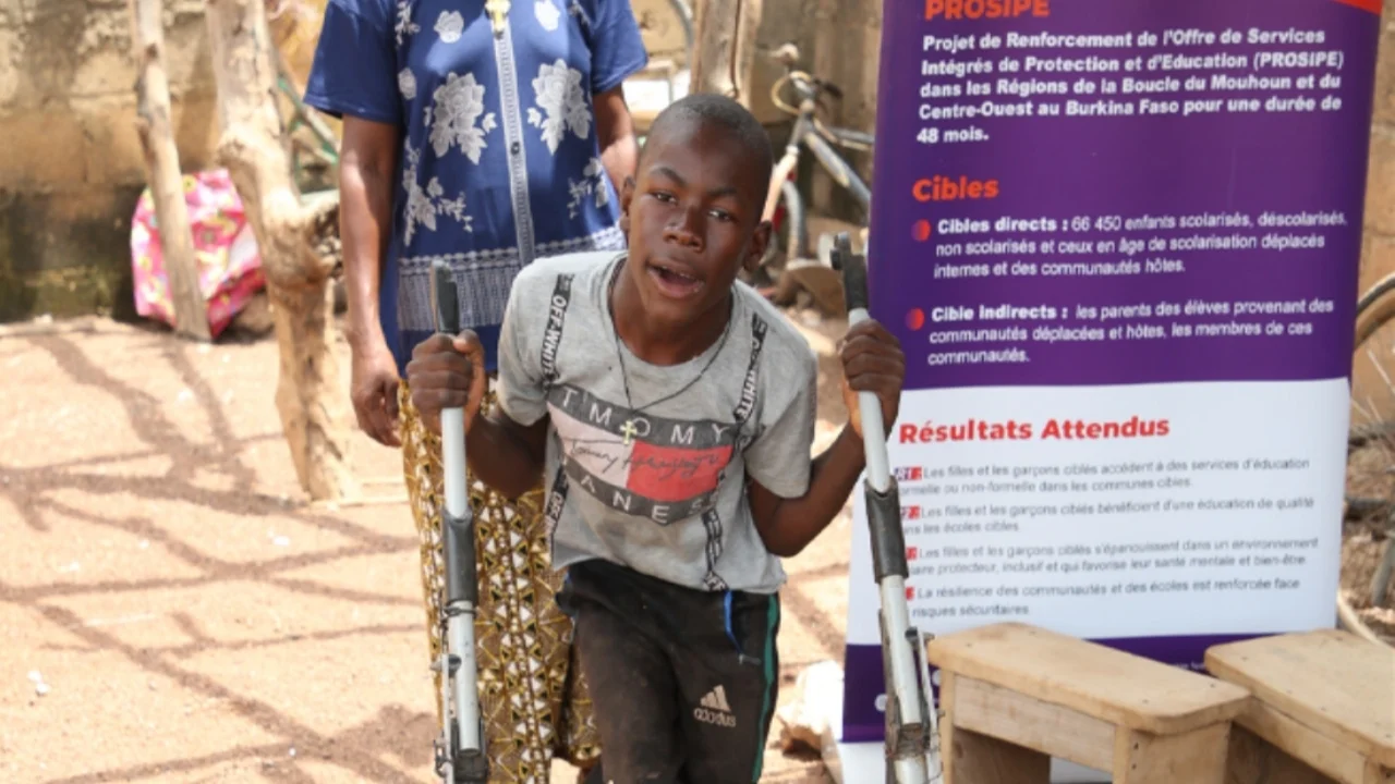 Education for all — the PROSIPE program in Burkina Faso helps ensure every child has the chance to learn and belong.